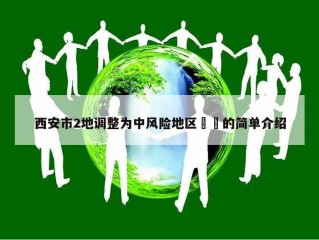 西安市2地调整为中风险地区㊙️的简单介绍