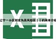 辽宁一小区划定为高风险区㊙️的简单介绍
